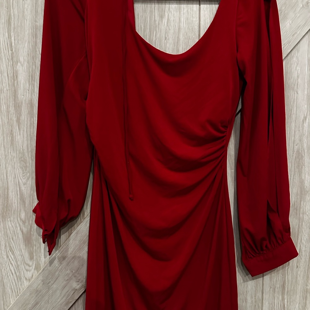 Elegant Red Women's Dress